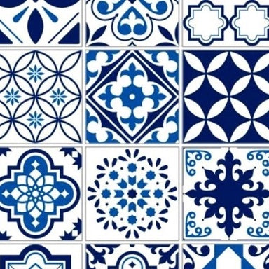 Papel de Parede Azulejo Português Adesivo à prova d´água Banheiro Cozinha