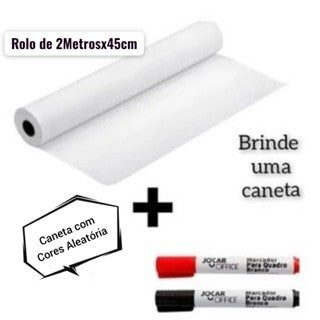 Adesivo Lousa Quadro Branco Escrever e Apagar a Vontade Opção Com Caneta