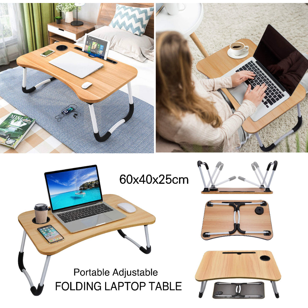 Mesa Dobrável Portátil P/ Notebook Home Office Refeição Trabalhe Com Conforto