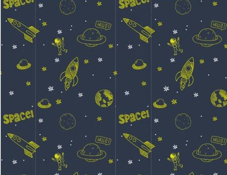 Papel de Parede Adesivo Space Fun Quarto Menino