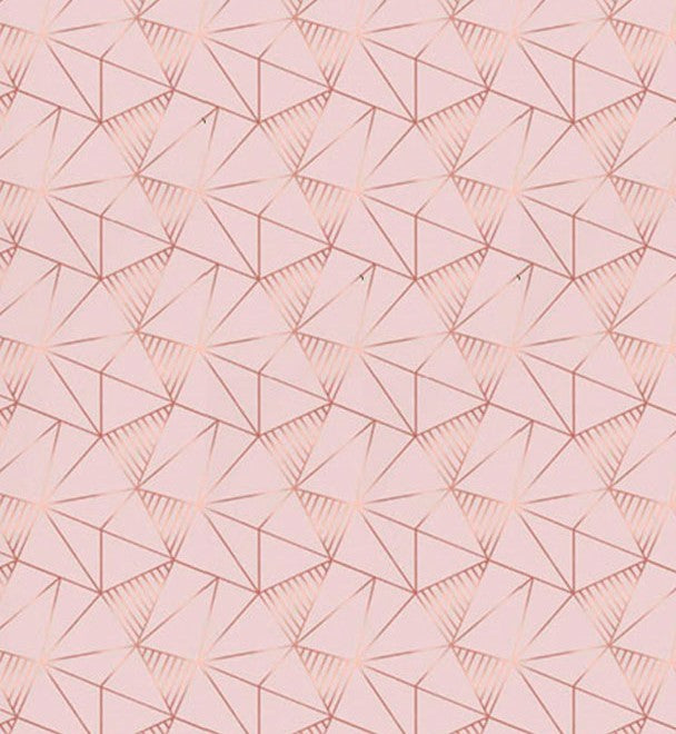 Papel de Parede Gold Zara Rose Adesivo Lavável Decoração de Casa