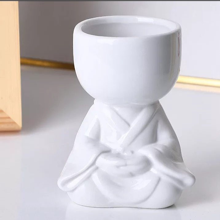 Vaso de Porcelana Para Planta Suculenta, Decoração Requintado Para Casa e Escritório, Ótima Opção Para Presentear