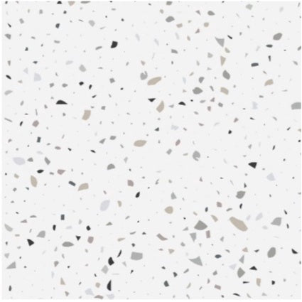 Papel de Parede Terrazzo Mesclado Bege e Cinza Adesivo Impermeável Decoração de Casa Cozinha Copa Banheiro