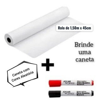 Adesivo Lousa Quadro Branco Escrever e Apagar a Vontade Opção Com Caneta